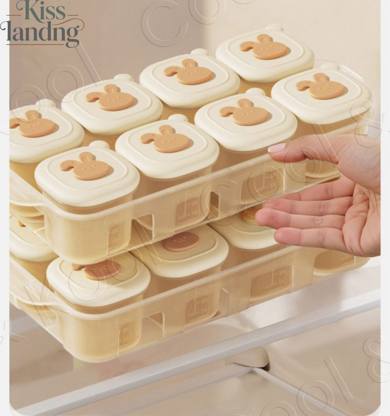 Baby Food Hero - Baby Food Storage Containers with Lids,