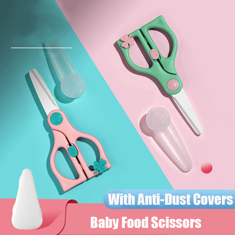 Baby Food Scissors - Ceramic Baby Food Scissors With Safety