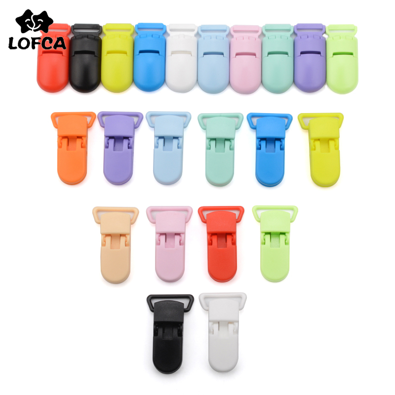Baby Food Pacifier - LOFCA 50pcs 15/20mm Baby Pacifier Clips