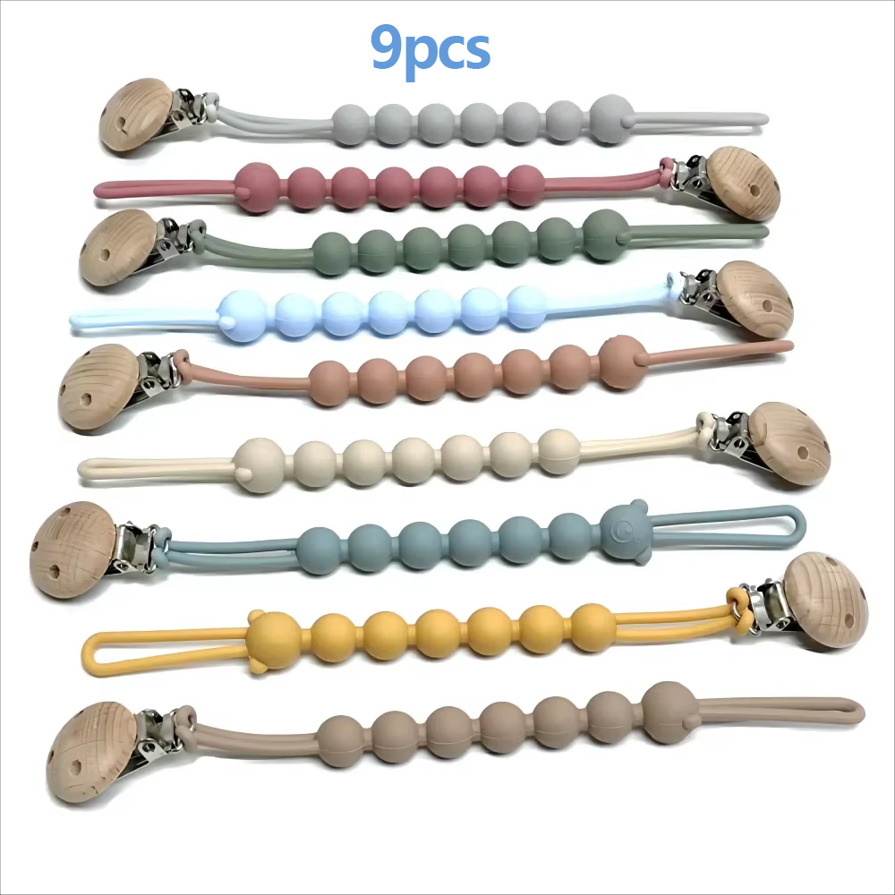 Baby Food Pacifier - 1/9PCS Baby One Pacifier Chain Baby