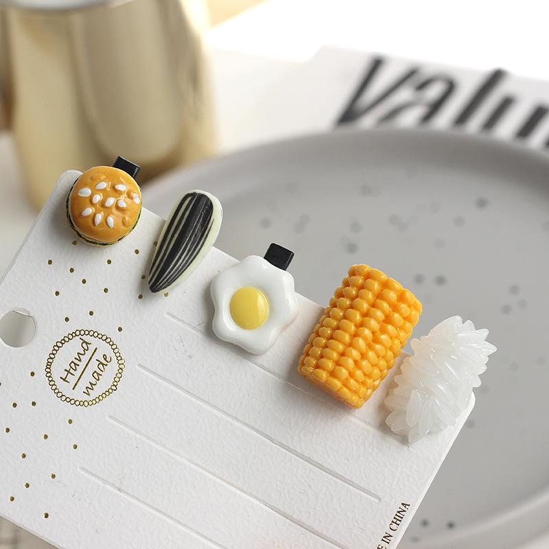 Baby Food Egg - 10Pcs Funny Novelty Hair Pin For
