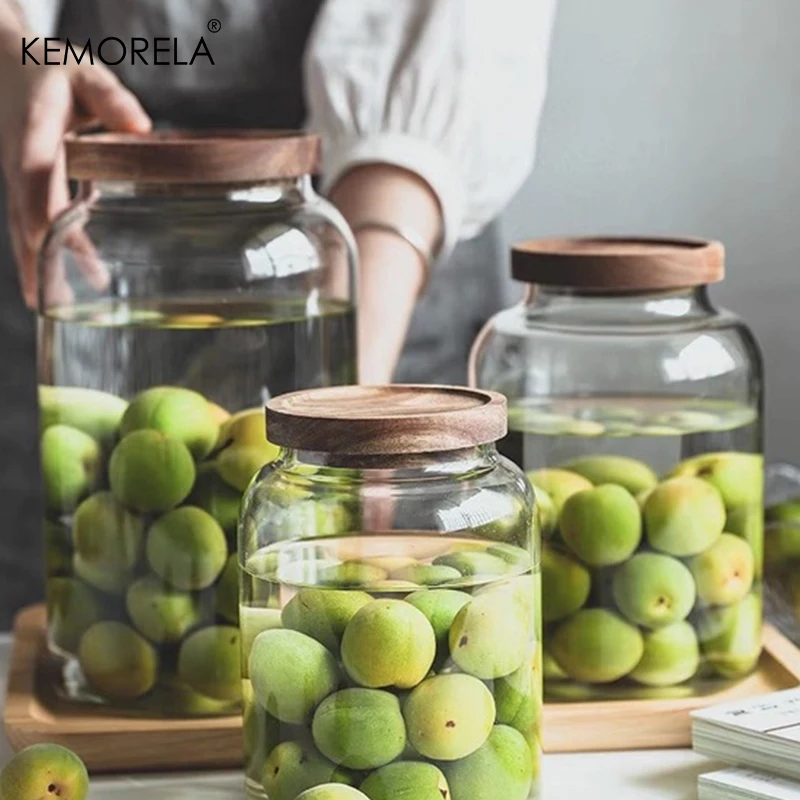 Baby Food Hero - KEMORELA 3L Kitchen Glass Jars With