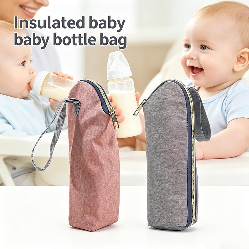 Baby Food Newborn - Portable Baby Bottle Insulated Bag, Zippered
