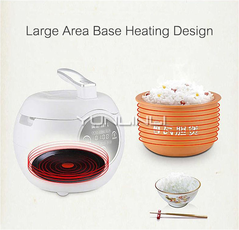 Household 2L Rice Cooker Intel - Baby Food Healthy review and price