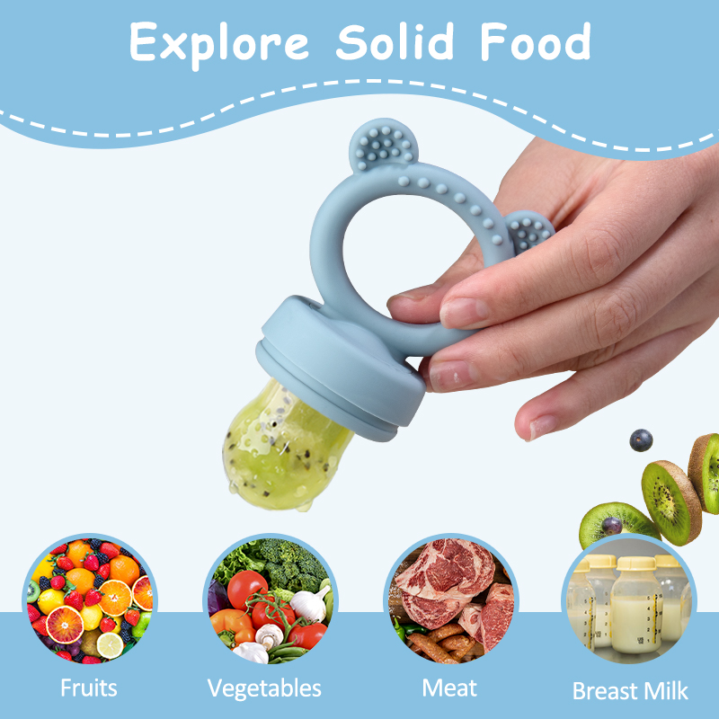 Silicone Bear Shaped Baby Frui - Baby Food Healthy review and price
