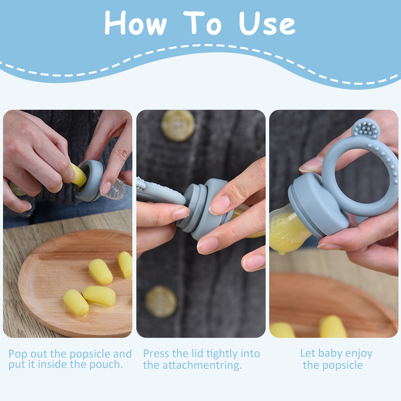 Silicone Bear Shaped Baby Frui - Baby Food Healthy review and price