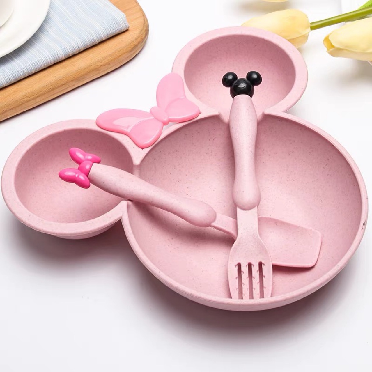 3Pcs/set Cartoon Baby Bowl Tab - Baby Food Menu review and price