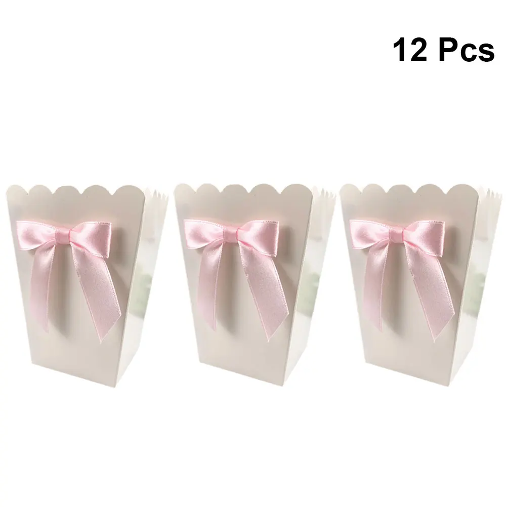 12pcs Pink Bow Popcorn Box Par - Baby Food Packaging review and price