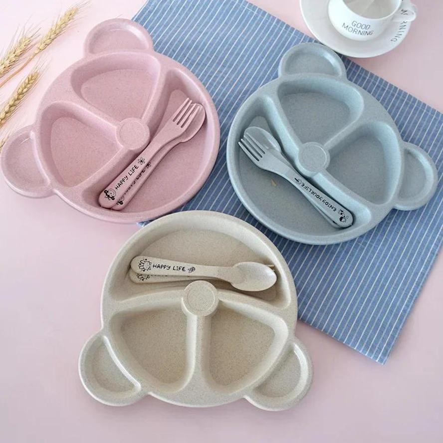 1 Set Baby Bowl Spoon Fork Set - Baby Food Menu review and price