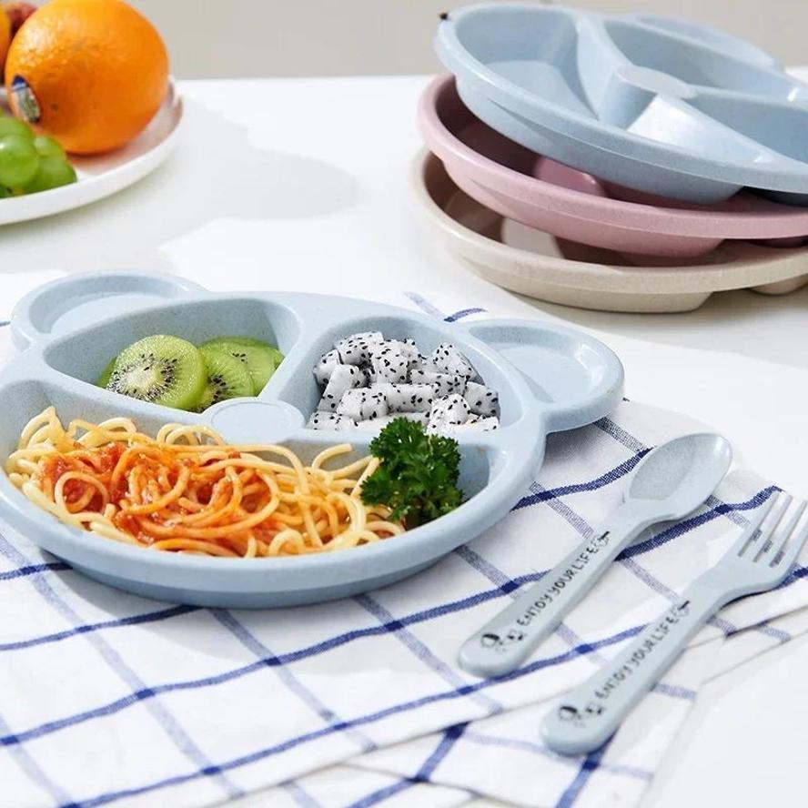 1 Set Baby Bowl Spoon Fork Set - Baby Food Menu review and price
