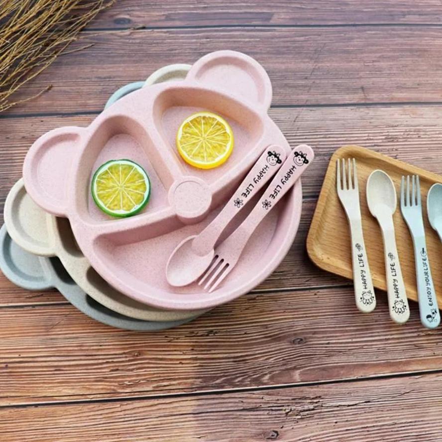 1 Set Baby Bowl Spoon Fork Set - Baby Food Menu review and price
