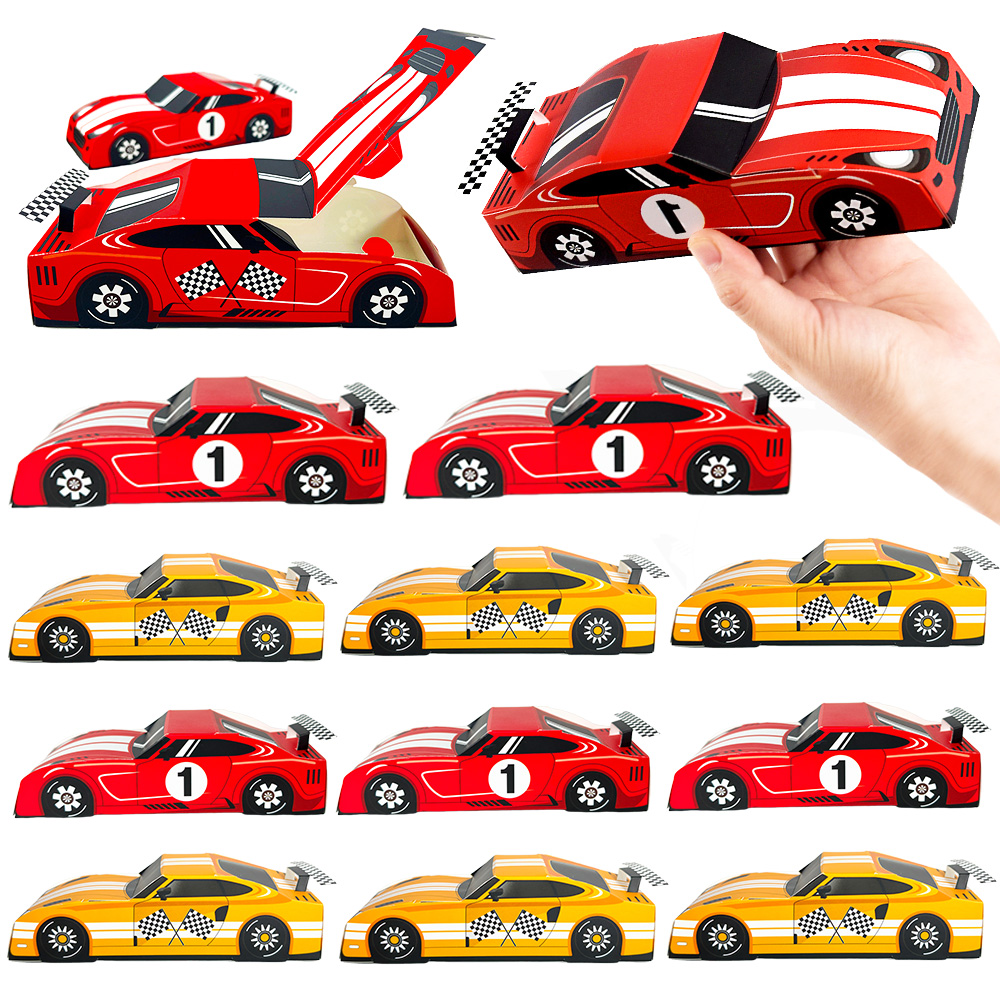 10/20/30pcs Racing Car Theme G - Baby Food Packaging review and price