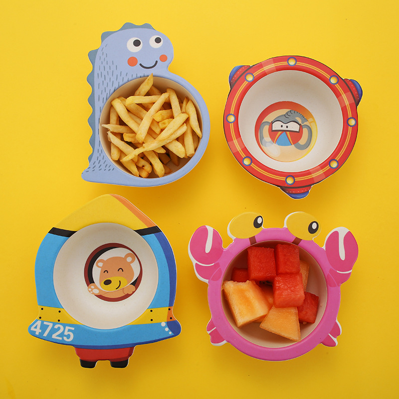 Cartoon Baby Feeding Bowl Bamb - Baby Food Healthy review and price