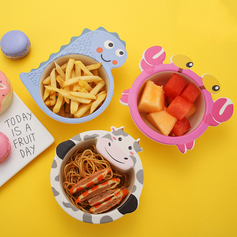 Cartoon Baby Feeding Bowl Bamb - Baby Food Healthy review and price