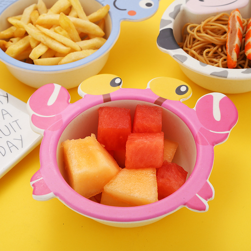 Cartoon Baby Feeding Bowl Bamb - Baby Food Healthy review and price
