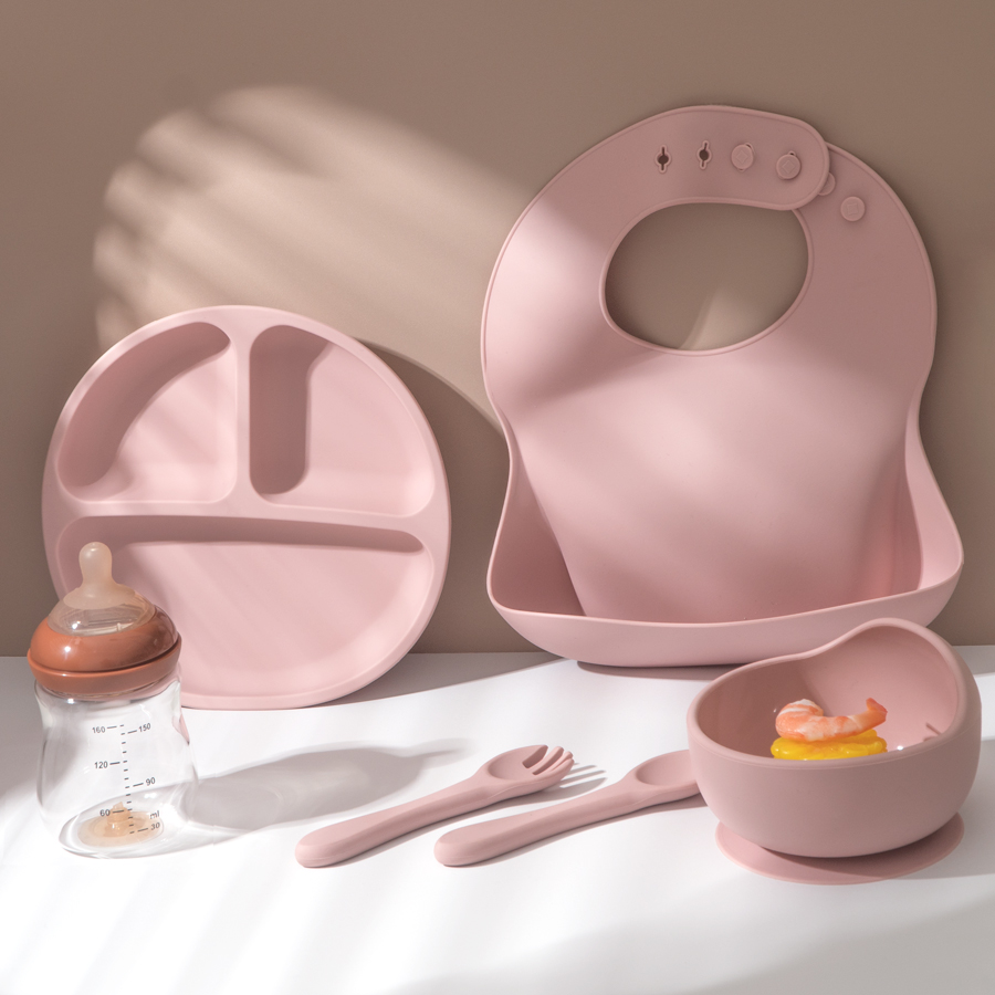 5Pcs Baby Silicone Feeding Set - Baby Food Menu review and price