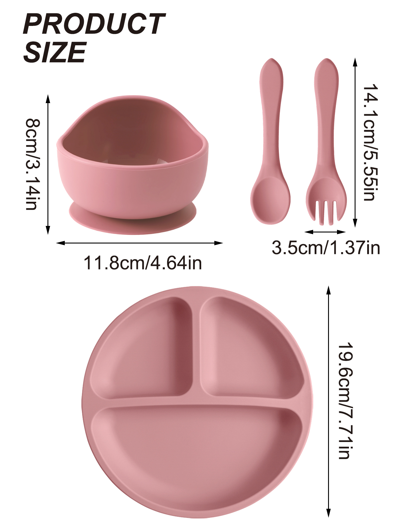 4PCS Baby Silicone Feeding Set - Baby Food Menu review and price