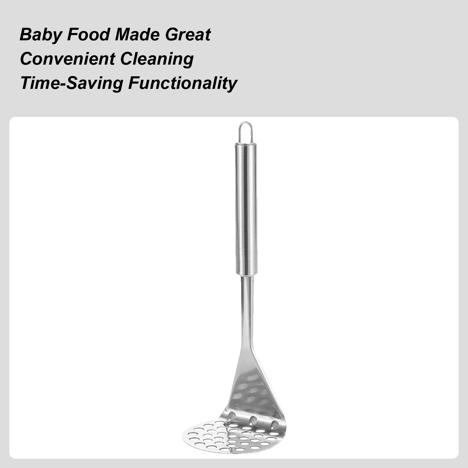 Metal Potato Masher Avocado Sm - Veggie Baby Food review and price