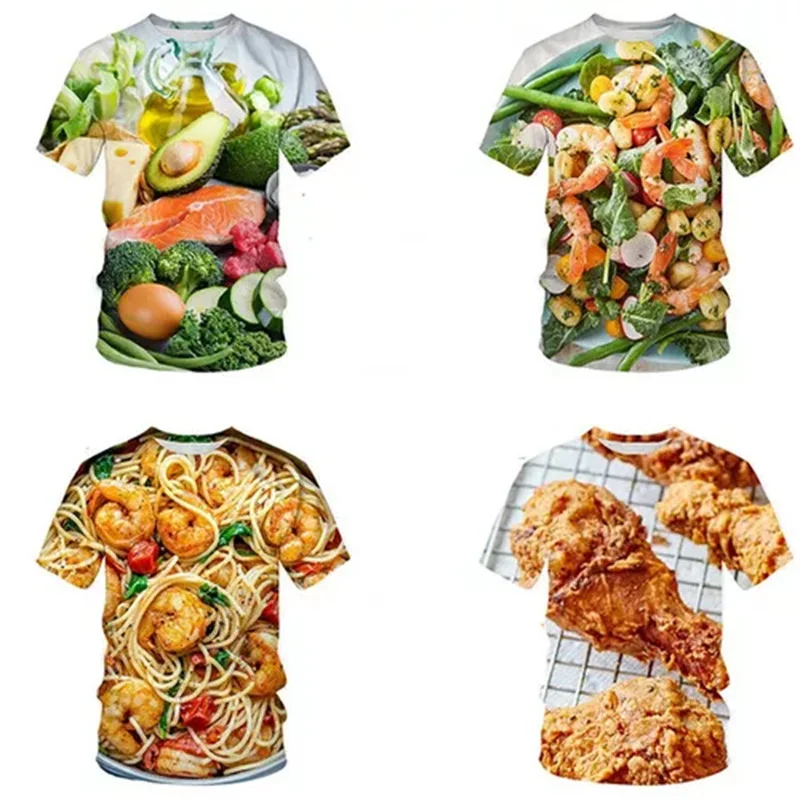 Fried Chicken Pasta Graphic T- - Baby Food With Chicken review and price