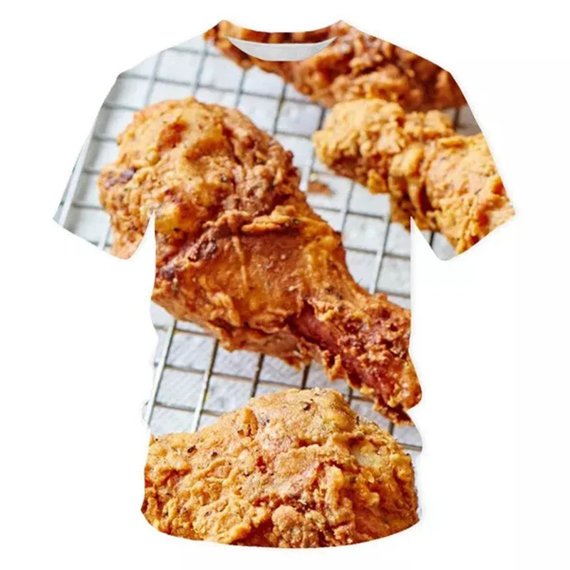 Fried Chicken Pasta Graphic T- - Baby Food With Chicken review and price