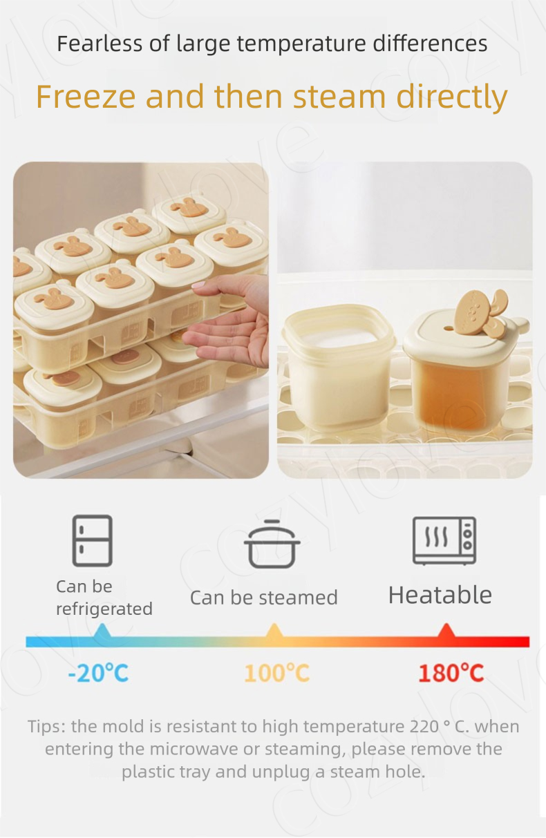 Portable Baby Food Freezer Tra - Baby Food Hero review and price