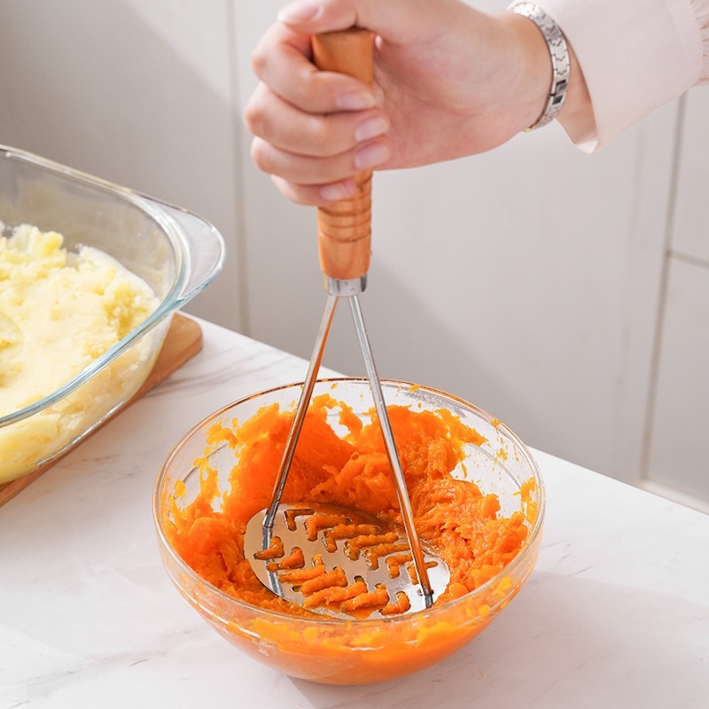 Stainless Steel Potato Masher, - Baby Food Healthy review and price